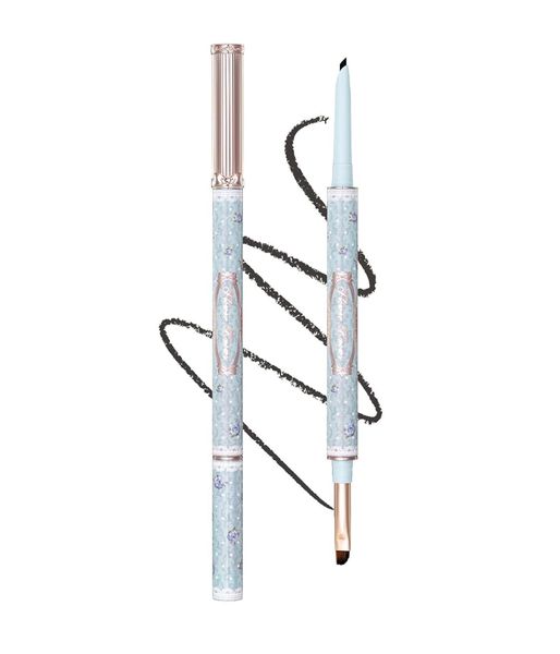 Gel Eyeliner Dual-Ended Pencil Waterproof Longlasting Smudge Proof Satin