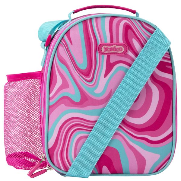 Pink Marley Swirl Sling Lunchbox