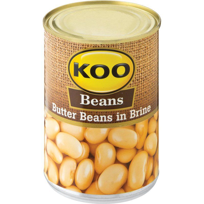 KOO Butter Beans In Brine 12x410g Shop Today. Get it Tomorrow