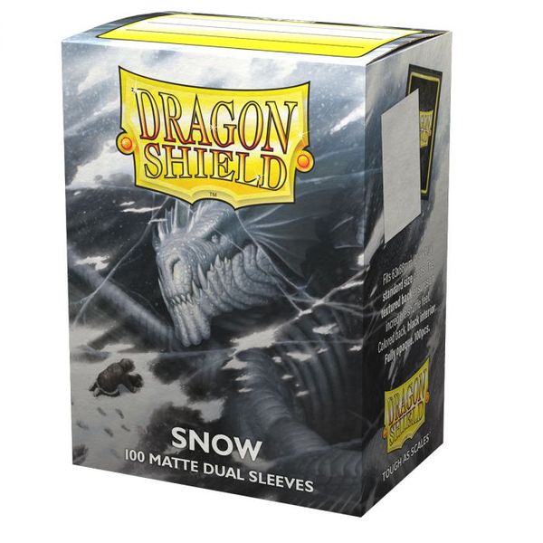 Dragon Shield Snow 'Nirin' Dual Matte Sleeves