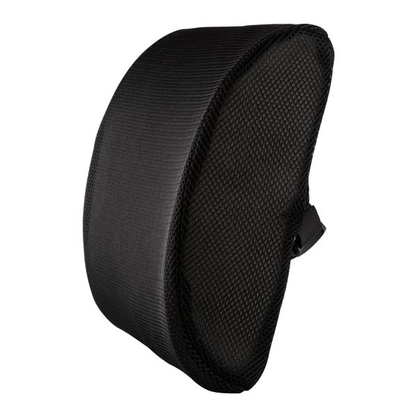 Deli Memory Foam Lumbar Cushion for Chairs &amp; Car Seats Back 33x32x10cm