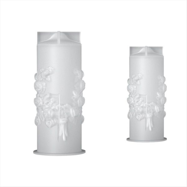4PCS Rose Flower Bouquet Scented Candle Silicone Mold DIY Handmade Handicra