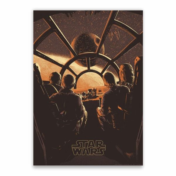 Star Wars Spaceship Poster - A1