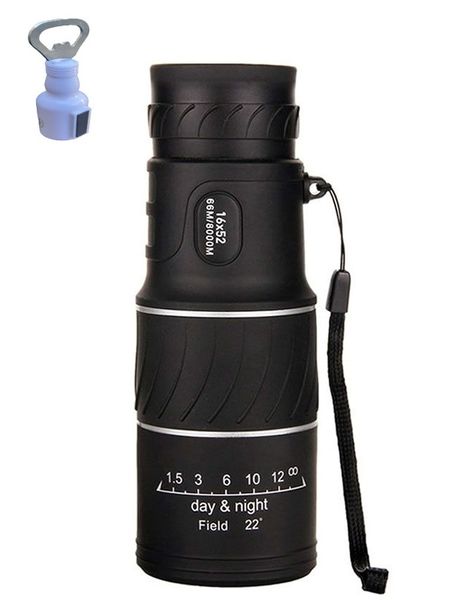 16 X 52 Monocular Telescope with Bag For Outdoor Sport Camping