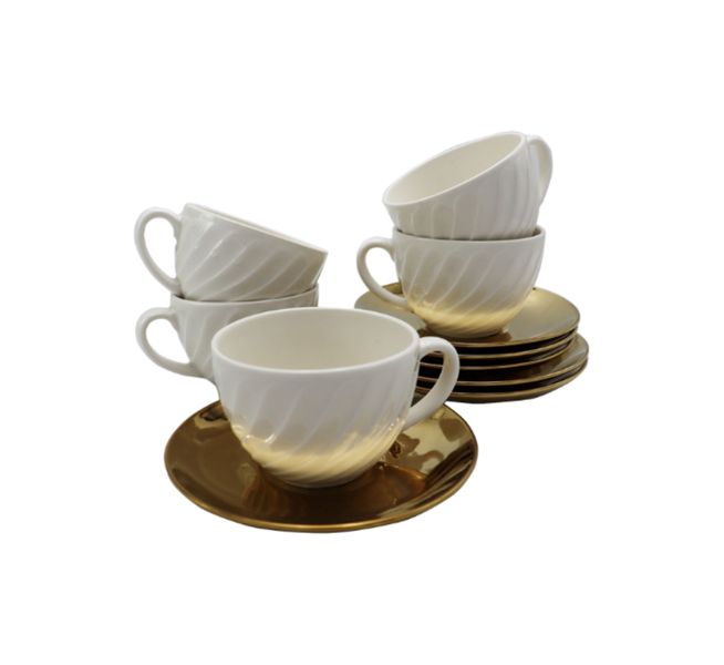 Cup and Saucer Set 12 Piece