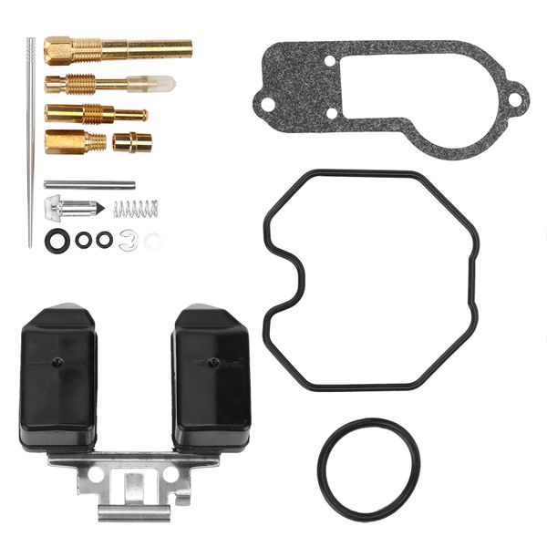 Carburetor Repair Kit for CRF230F 2003-2017 with 18Pieces Rubber Metal Parts