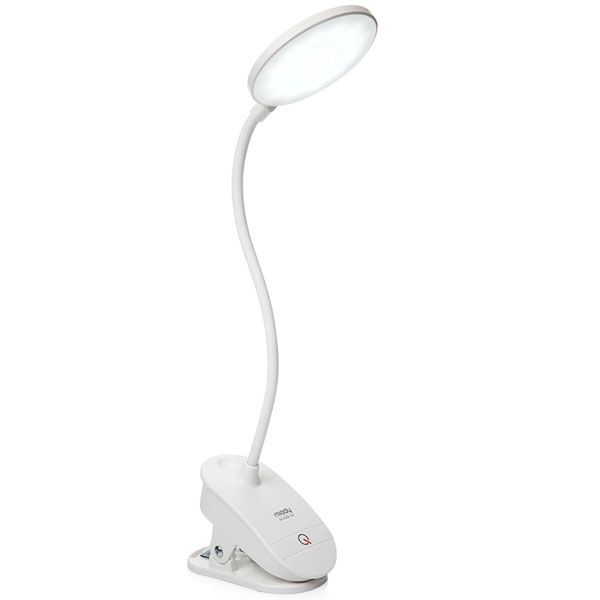 36-LED Touch Dimmable Bedside Lamp - 5 Brightness, USB Rechargeable