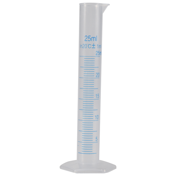 Measuring Cylinder Plastic Graduated Tube Tool for Lab(25Ml)