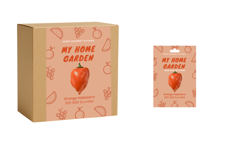 Chilli Grow Kit Complete - Red Habanero + Seed pack