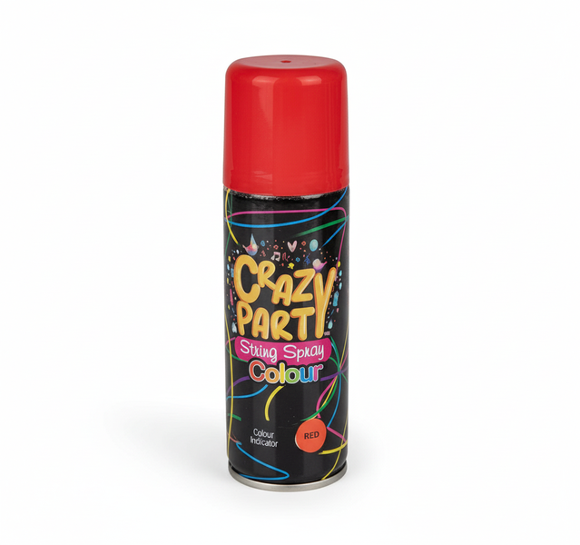 Crazy Party Red Spray String for Parties - 85g - 2 Pack