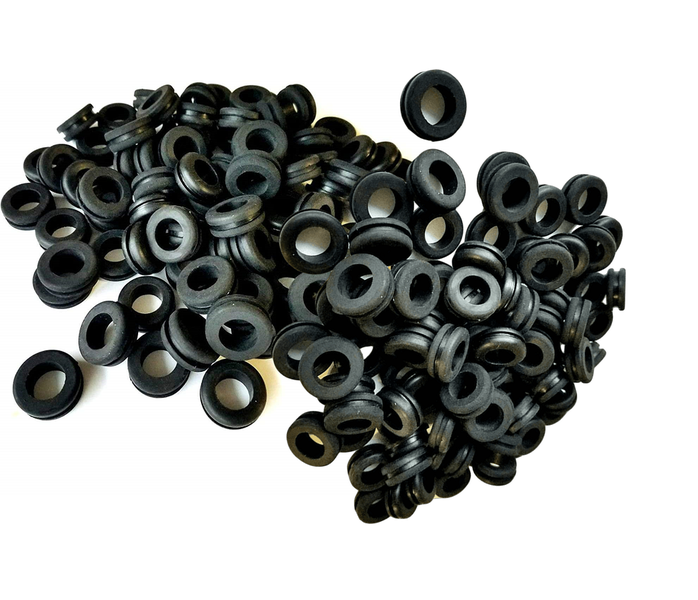 Multicomp Pro (PV37A GROMMET PK 100) Grommet, Open, 8 mm, PVC