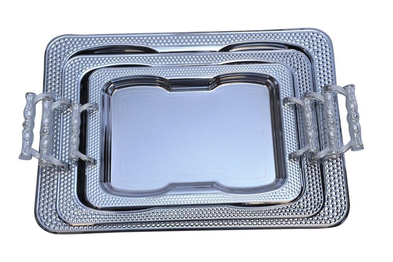 Zazo Design Set Of 3 Serving Trays
