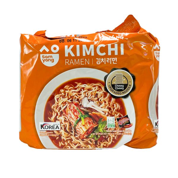 5 Pack Samyang Kimchi Ramen Upgraded Chewy Noodle