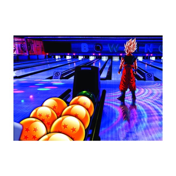 SSJ 2 Goku Bowling Day - A1 Poster