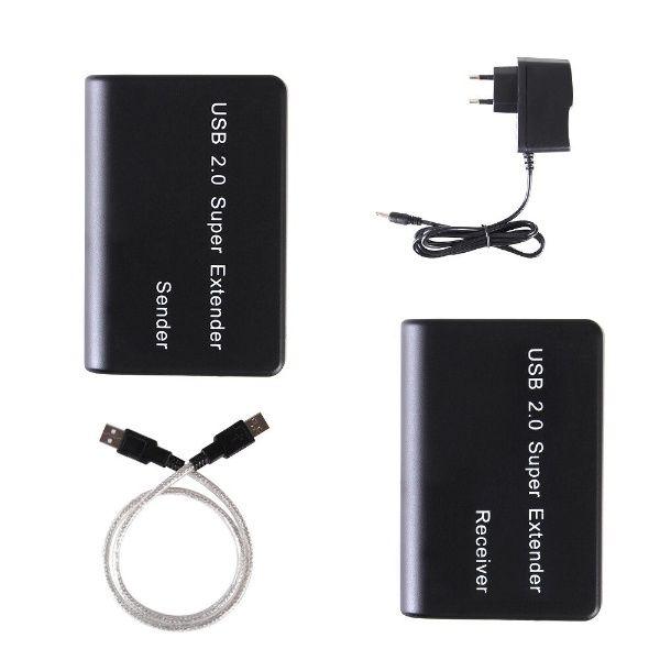 100m 1 in 4 USB 2.0 Extender By RJ45 Q-U101