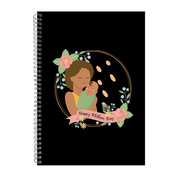 Happy Mother Day 2 Notebook Mother's Day Gift Idea A4 Notepad 130