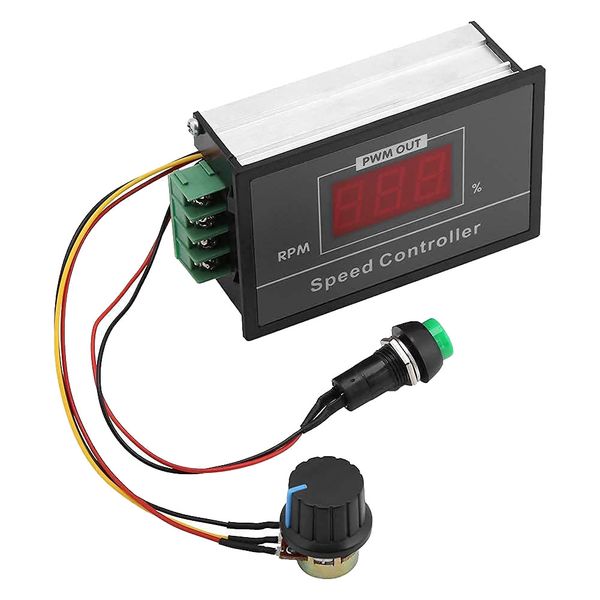 Dc 6-60V Pwm Dc Motor Speed Controller (Pwm) Governor Compatible with None
