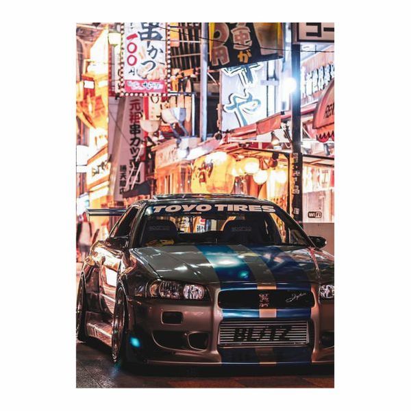 Fast And Furious Nissan Skyline - A1 Poster