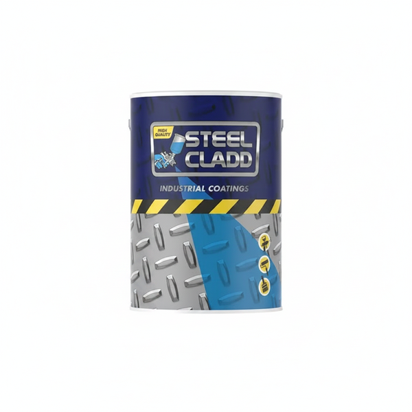 Steel Cladd 5Liter Quick Dry White Enamel Wall Paint for Exterior Use