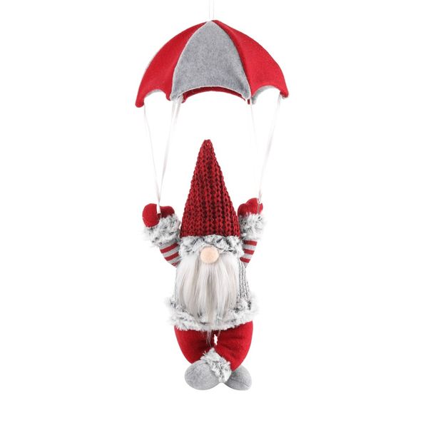Skydiving Santa Claus Gnome Christmas Hanging Decorations