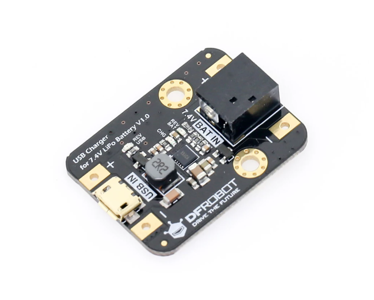 DFRobot (DFR0564) USB Charger Board, LiPo Battery 7.4V Board