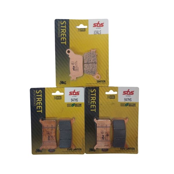 SBS Sintered Brake Pad Kit to fit Honda CBR600RR 18-24 and CBR1000RR 17-22