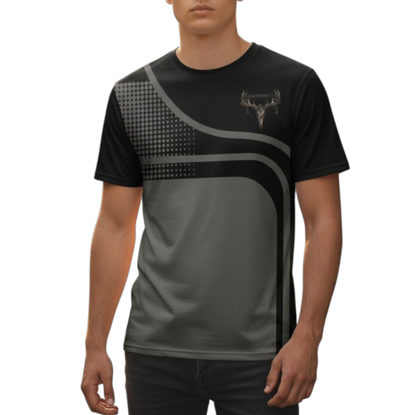 Men's Short Sleeve Deer Graphic Shirt
