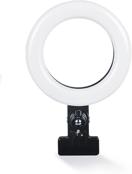 4.5 inch Ring Clip Fill Light Video Live LED Beauty Photography Phone PC