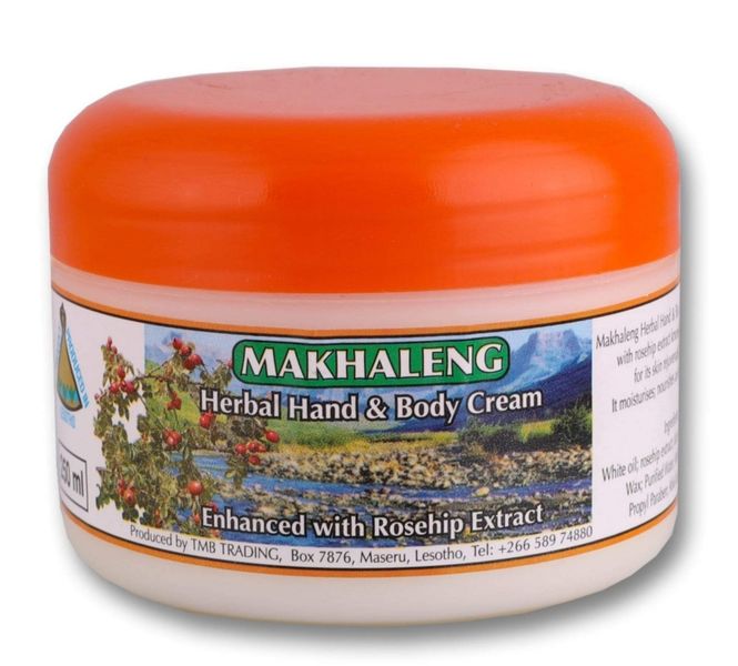 Makhaleng Herbal Hand &amp; Body Cream - 250ml