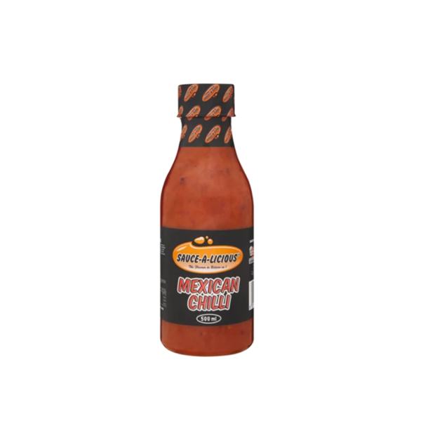 6 x 500ml - Sauce-a-licious - Mexican Chilli - Condiments And Sauces
