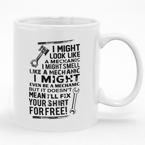 Gift for Mechanic Birthday Christmas Men Funny Sarcastic Custom Printed Mug