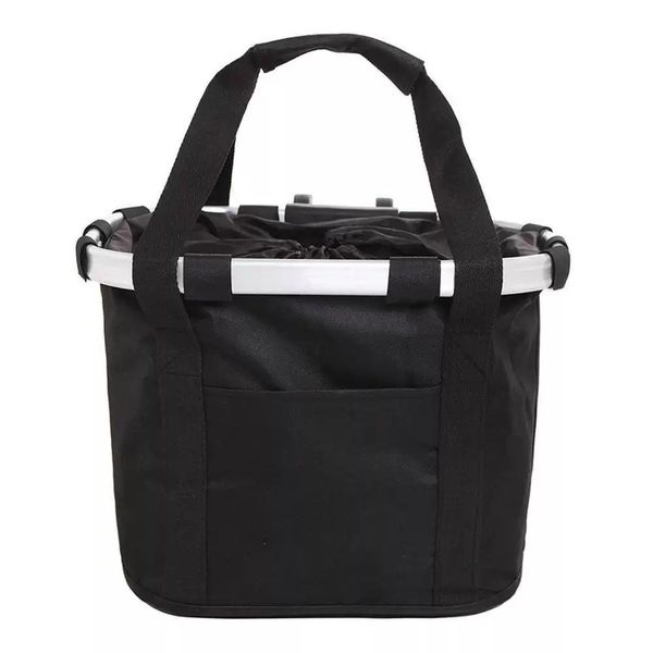 Bicycle Bike Detachable Cycle Front Canvas Basket Carrier Bag Pet Carrier