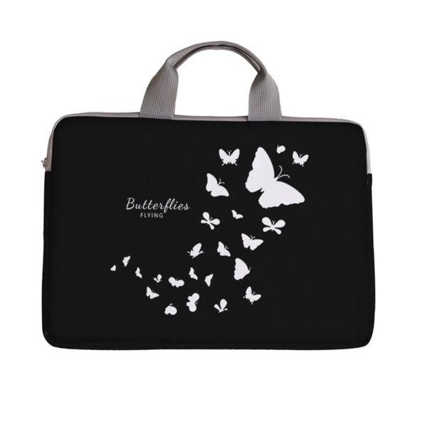 1pc Butterfly &amp; Letter Graphic Laptop Bag 14" to 14.9 inc