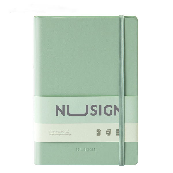Deli Nusign A5 Leather Notebook 96 Sheets Elastic Strap Journal