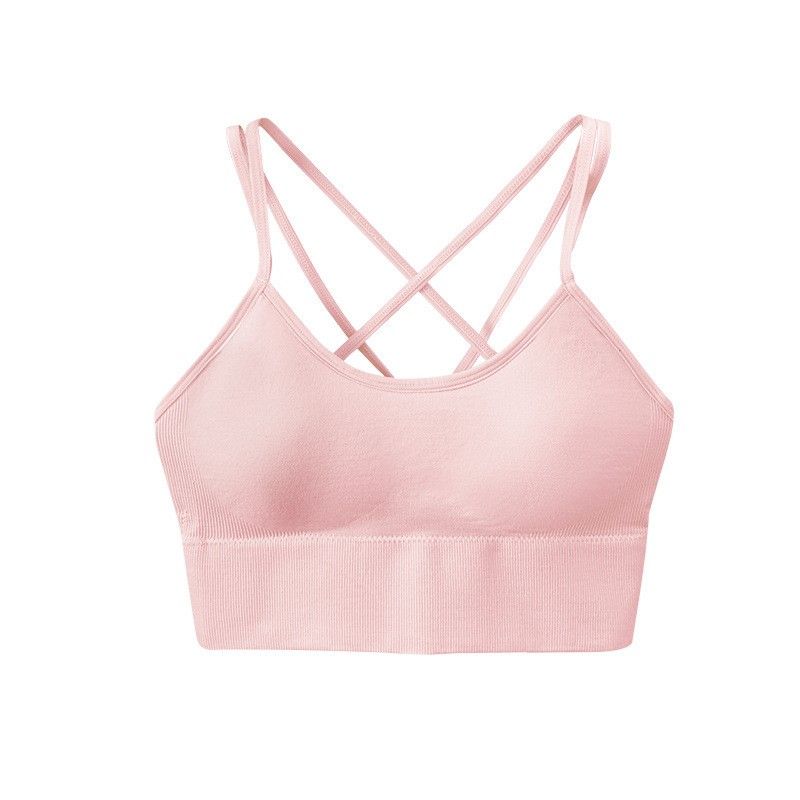 Ultra Comfortable Full Coverage Padded Sports Bra - Pink