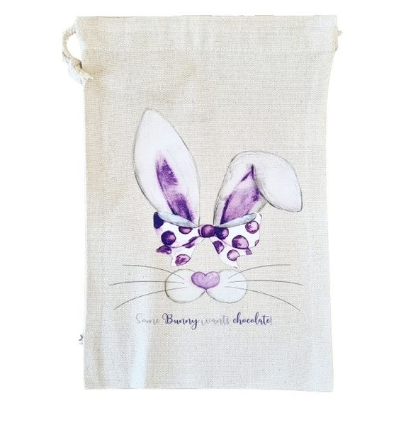 Some Bunny Easter Bags - Purple