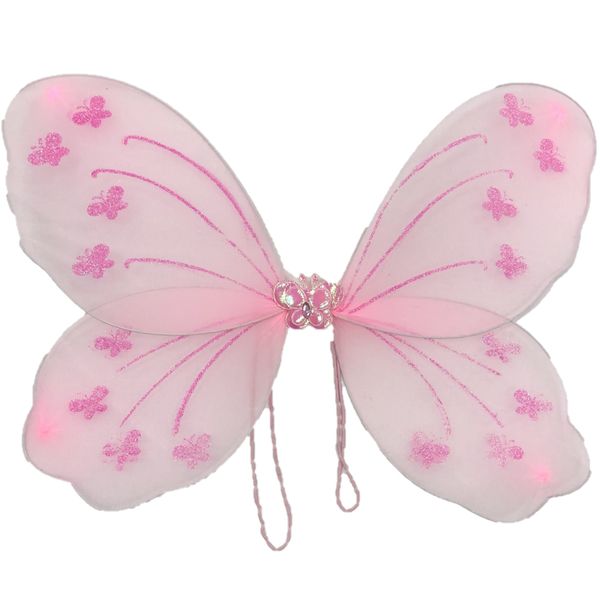 Fairy - Butterfly Princess Wearable Wings - Pink - White - Purple