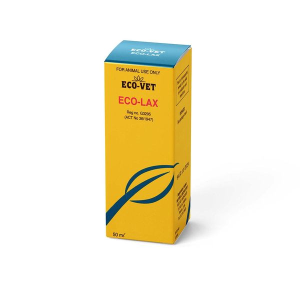 Eco-Lax Homeopathic Remedy for Relief from Constipation - Pet Care - 50ml