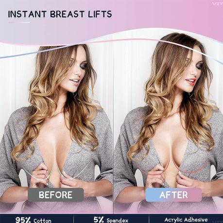 Round Sticky Silicone Invisible Push Up Bra