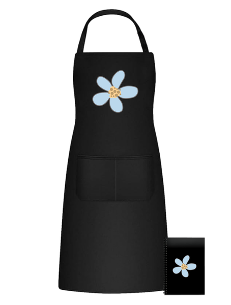 Blue Flower Fun Kitchen Braai Apron Christmas Birthday Gift 505
