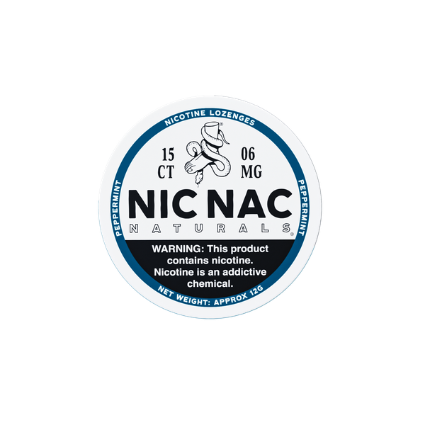 Nic Nac Naturals - 06MG Peppermint Nicotine Lozenges