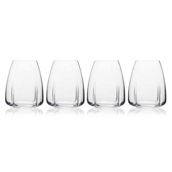 Carrol Boyes Stemless Glass Set of 4- Tulip