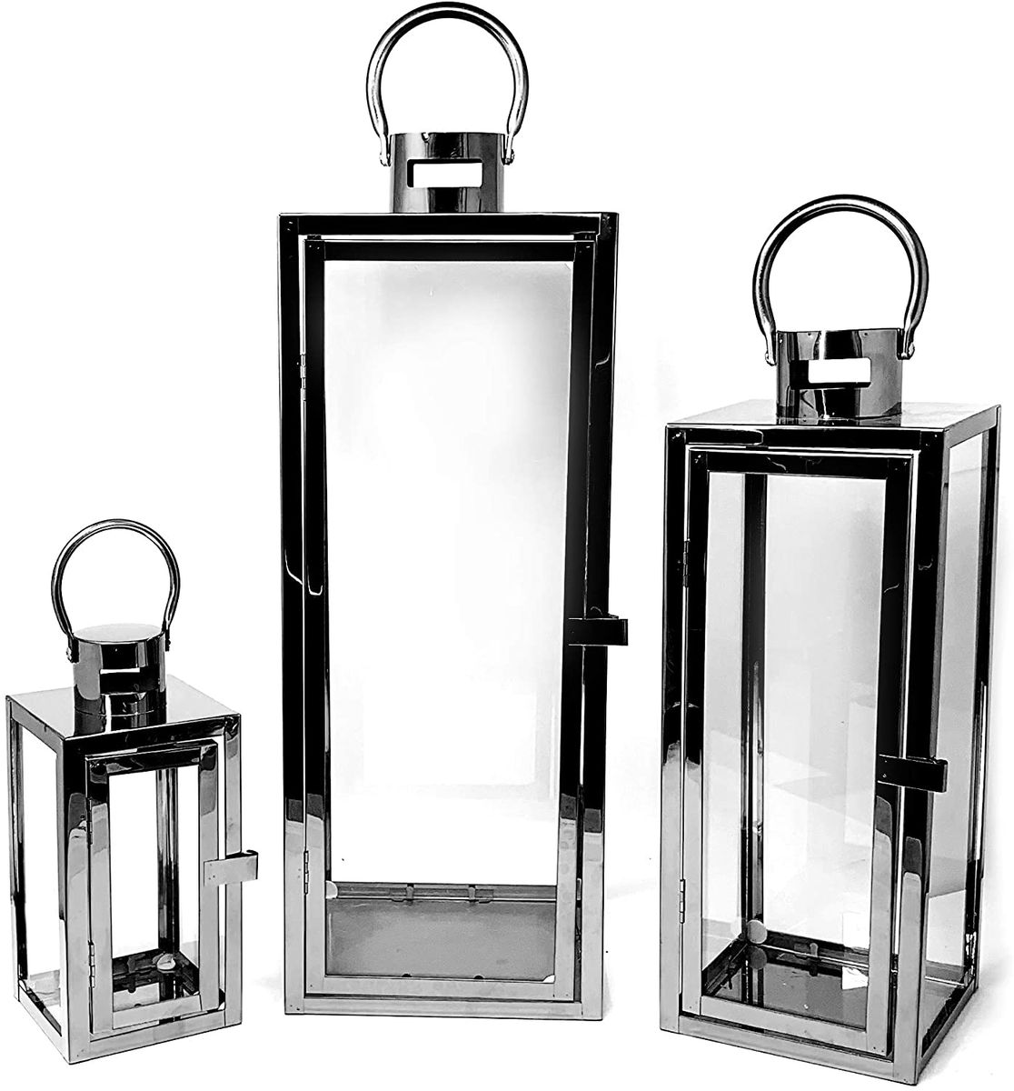 Modern Hurricane Candle Lantern Set of 3 Shop Today. Get it