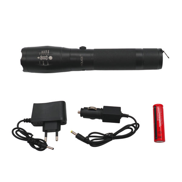 HighLight Waterproof and Shockproof 3000 Lumen Rechargeable Torch