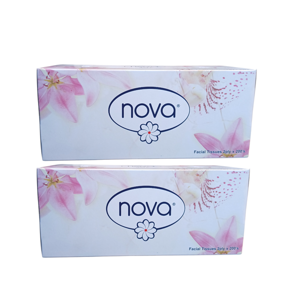 Facial Tissues 2Ply x 200 Sheets (2 Pack)