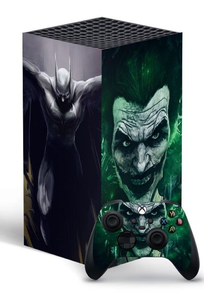 Batman And Joker Decal Skin Sticker For Xbox Series X