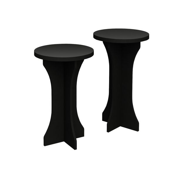 Luck End Tables Black