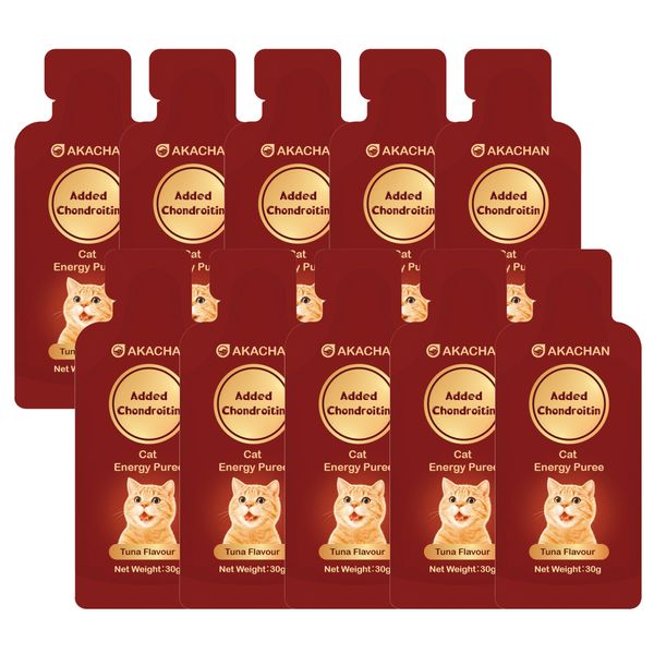 AKACHAN Chondroitin Energy Meat-Milk Puree - Tuna Flavor (30g x 14 sticks)