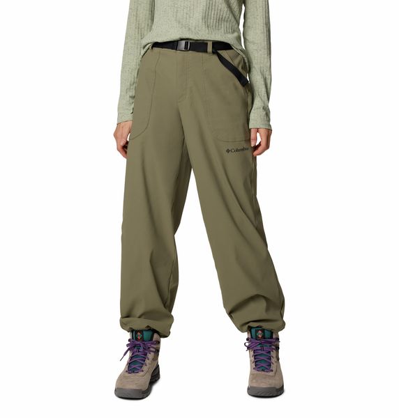 Columbia Women's Brea Falls Nylon Pants Stone Green