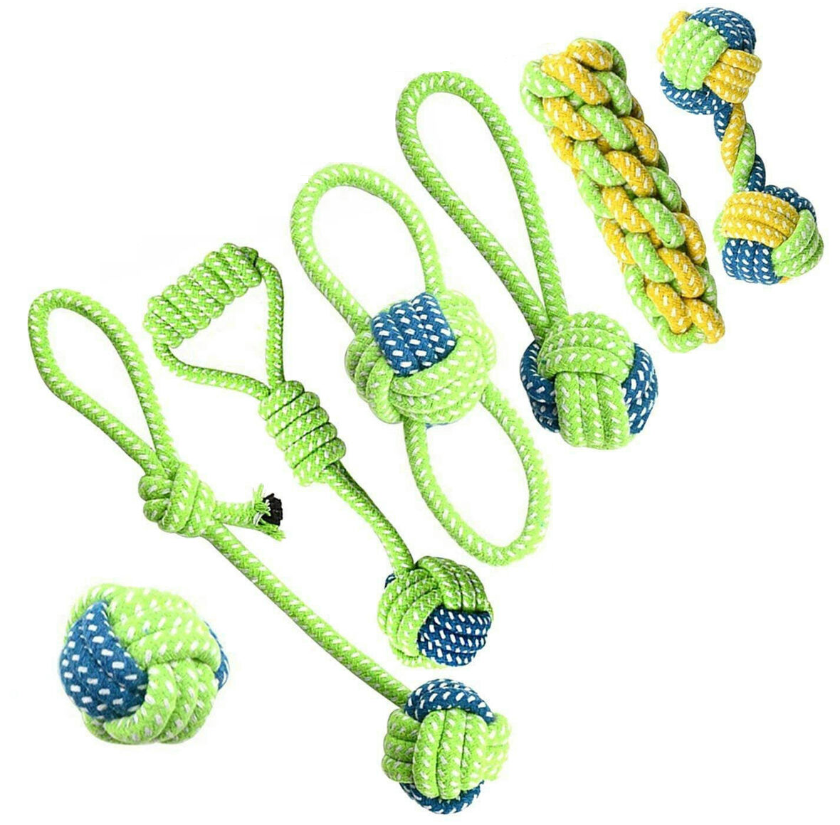 Jack Brown Dog Rope Toy Dog Chewing Teeth Cleaning Molars Chewing Rope ...